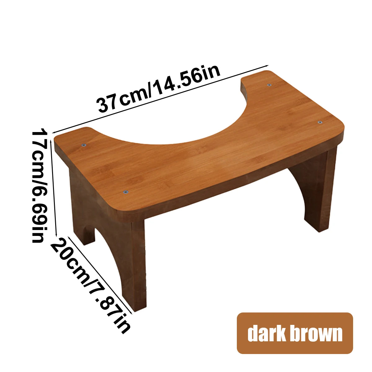 Sturdy Portable Bamboo Toilet Squat Stool for Adults,Wide and Stable,Bathroom Potty Stool,Easy to Use and Clean, Portable Design (Copy)