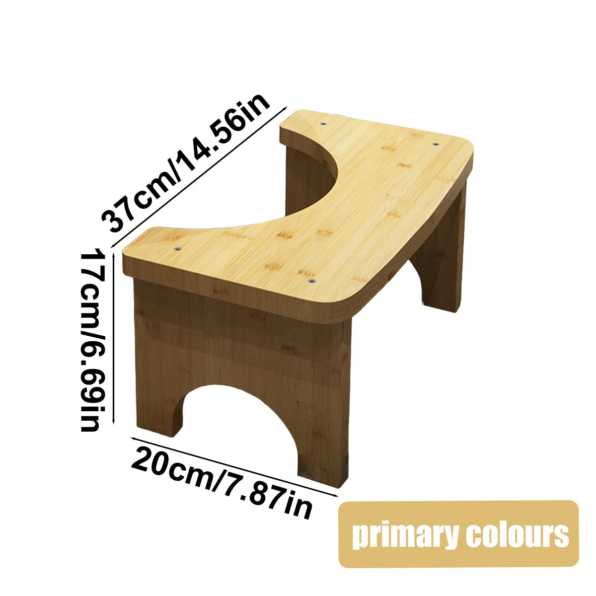 Sturdy Portable Bamboo Toilet Squat Stool for Adults,Wide and Stable,Bathroom Potty Stool,Easy to Use and Clean, Portable Design (Copy)