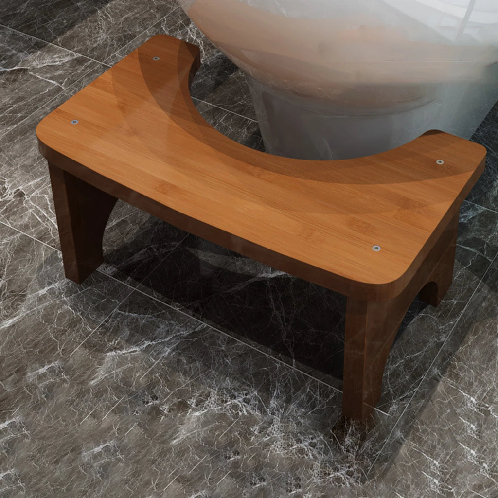 Sturdy Portable Bamboo Toilet Squat Stool for Adults,Wide and Stable,Bathroom Potty Stool,Easy to Use and Clean, Portable Design (Copy)